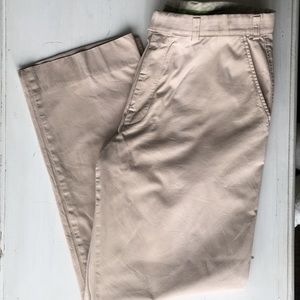 Hiltl, Luxury Comfort Flat Front Khaki Pant